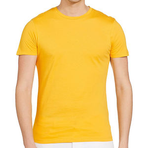 ที่กำหนดเองเสื้อยืดผ้าฝ้าย100% ขายส่งธรรมดาแขนสั้นผู้ชายเสื้อยืด - Product Image 1