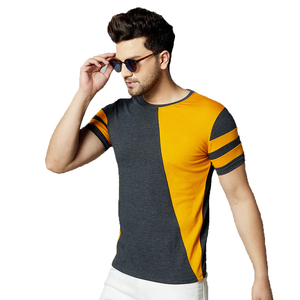 Jersey informal con cuello redondo para hombre más vendido, camisetas con logotipo personalizado, patrón sólido, manga corta con técnica lavada para niños - Product Image 5