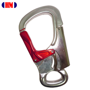 Double serrure en aluminium anodisé 30 kN, crochet à pression avec œil capacitif - Product Image 1