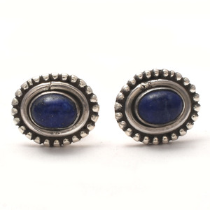 Élégant ensemble de pierres précieuses en argent sterling 925 fait à la main, serti de lapis-lazuli naturel bleu, pour un cadeau de mariage ou d'anniversaire, vente en gros - Product Image 1