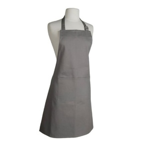 Striped checked green kitchen <b>cooking</b> apron 100% Organic Cotton GOTS Certified - Product Image 4