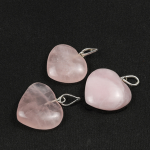 Pendentifs en forme de cœur de Quartz, pour Rose, vente en gros - Product Image 1