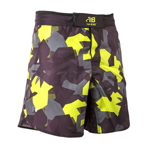 Short MMA en coton sublimé de haute qualité Design personnalisé avec logo personnalisé pour une utilisation en salle de sport et boxe Service OEM disponible - Product Image 3