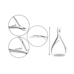 Pince à ongles professionnelle en acier inoxydable à pointe fine pour ongles incarnés et épais – Précision et tranchant - Product Image 1