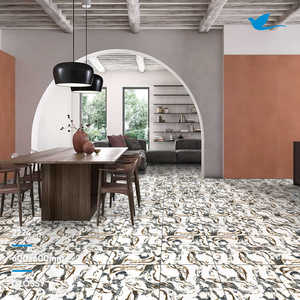 Porcelanato กระเบื้องพอร์ซเลนมันเงาสีเบจสีเทามันวาวสูงกระเบื้องปูพื้นเซรามิกสำหรับโครงการโรงแรม - Product Image 4