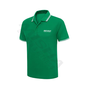 Polo de couleur blanche pour hommes, Logo personnalisé, vente directe d'usine, - Product Image 6