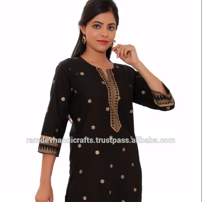 Hint Bollywood Kurta Kurti tasarımcı kadınlar etnik elbise üst tunik Pakistani