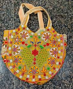 Sac à main vintage Banjara pour femme, fait main, broderie en tissu, fermeture éclair tendance, deux pièces pour fête, mariage, cadeau - Product Image 2