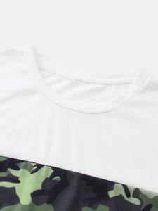 Camisetas con estampado de camuflaje para hombre, camisetas ligeras y transpirables con cuello redondo - Product Image 5