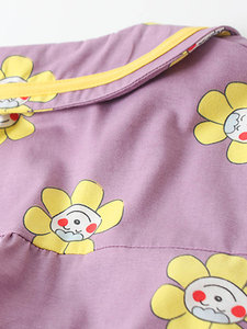 Conjunto de Pijama de Algodón con Estampado Floral para Mujer, Talla Grande, Ropa de Dormir Informal para el Invierno - Product Image 5