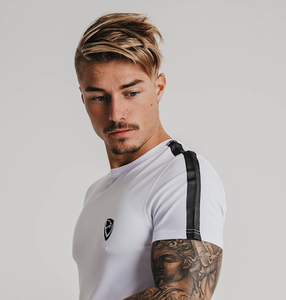 T-shirt pour homme en jersey de coton 100% uni de haute qualité, poids lourd, col rond, manches courtes, logo personnalisé imprimé, teinture unie - Product Image 3