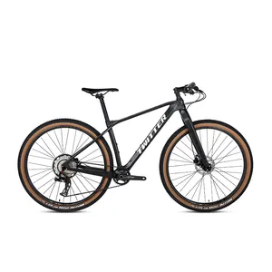 TWITTER-bicicleta de Montaña de fibra de carbono, 15x110mm, eje pasante, horquilla rígida, 29er