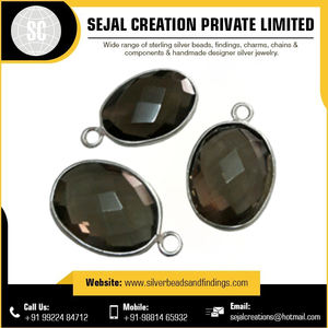 Conectores de piedras preciosas con bisel de Plata de Ley 925 de estilo vintage, hallazgos de joyería chapados con patrones redondos, tamaños de 3mm y 5mm - Product Image 4