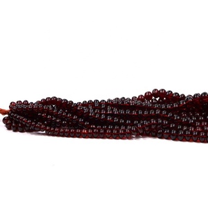 โกเมนธรรมชาติโกเมนสีแดง mozambique เรียบ rondelle ลูกปัดอัญมณีสำหรับเครื่องประดับที่ราคาขายส่งร้านค้าออนไลน์จากโรงงาน - Product Image 3