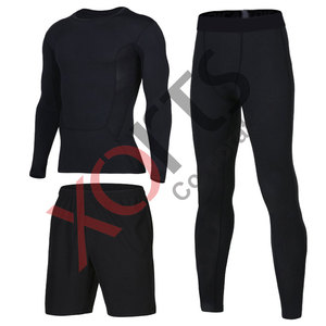 Vêtements de sport unisexes pour athlètes actifs, course à pied, entraînement, yoga, compression, fitness, extensibles dans quatre sens, respirants, écologiques - Product Image 4