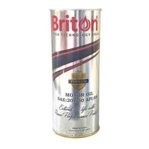 Briton SAE 20W50 Completamente Sintetico 4T Olio Moto di Alta Qualità A Buon Mercato Prezzo Motore A Benzina Piccolo Imballaggio Dubai Del Golfo Del Motore olio