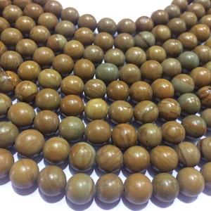 ลูกปัดแจสเปอร์อูฐของจักรพรรดิคุณภาพสูง8-10มม. สีน้ำตาลน้ำจืดเพาะเลี้ยงอัญมณีทำเครื่องประดับขายส่ง - Product Image 1