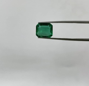 Octogone zambien naturel de qualité supérieure très fin et de haute qualité coupe 3.40 carats pour la fabrication de bijoux - Product Image 2