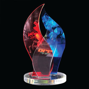 Trofeo acrílico personalizado de lujo, trofeo de cristal, en blanco - Product Image 2