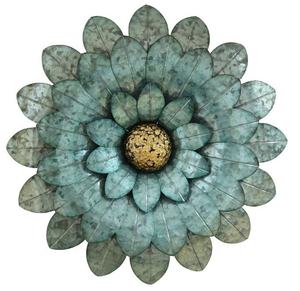 Decoración de pared de flores de Metal Morning Glory para dormitorio, habitación de Hotel, arte de pared colgante, pared de salón, hecha en la decoración del hogar India - Product Image 1