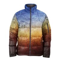 Jaket Bomber Musim Dingin Unisex Desain Terbaru dengan Cetak Sublimasi 3D Ukuran Besar Fitur Bolak-Balik & Tahan Angin