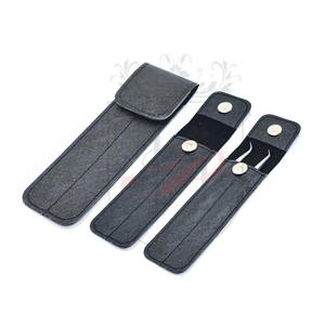 Pinzas de extensión de pestañas de acero inoxidable personalizadas, servicio OEM y ODM, bolsa de embalaje, Etiqueta Privada, la mejor herramienta para pestañas - Product Image 1