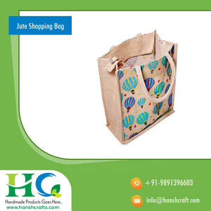 Handmade Organic Biodegradable Jute <b>Bag</b> Custom Decorative Satin Lunch <b>Bag</b> <b>Zip</b> Handle Most Demanded Multipurpose for Personal - Product Image 2