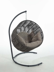 2021 Best Selling European Standards <b>Garden</b> Patio Hammoch <b>Chair</b> <b>Swing</b> in <b>Egg</b> Shape Made in Turkey - Product Image 2