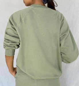 Sweat-shirt à col rond délavé personnalisé avec logo pour femme et unisexe, style streetwear hiver - Product Image 2