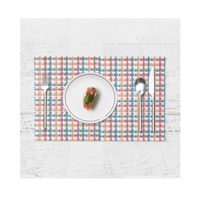 Napperons de table de cuisine en coton biologique 100% OEM ODM Tapis de restaurant classiques certifiés GOTS pour l'ameublement de la maison Utilisation de l'usine d'hôtel - Product Image 3