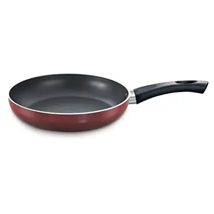 Prestige Aluminium Non-stick Fry Pan, 260Mm Merah Induksi Dasar