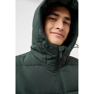 แจ็กเก็ตพองกันลมสำหรับผู้ชายแจ็คเก็ตผ้าฝ้ายไนลอนกันลม100% - Product Image 4