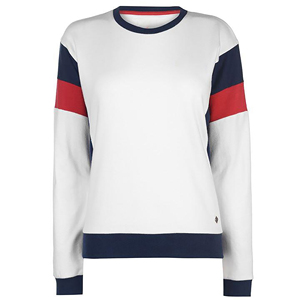 เสื้อสเวตเตอร์คอกลมแขนหลายสีสำหรับผู้ใหญ่,ผ้าปิดปากลายทางสองชั้นระบายอากาศได้ดีหลายสี - Product Image 1