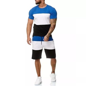 Nuevo Conjunto de Pantalones Cortos 2026, Camisetas y Conjuntos de Pantalones Cortos con el Último Diseño de Rayas Impresas a Color, Camiseta y Pantalones Cortos con Logotipo Personalizado - Product Image 1