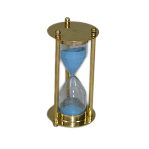 Minuterie de sable de Style moderne, idéal pour la maison et le bureau, Design Antique complet avec sablier de finition plaqué - Product Image 1