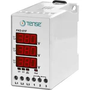 Digital Phase Failure Relay with 3x3 Digit LED Display FKD-01F