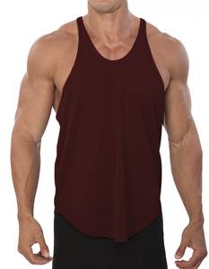 Débardeurs athlétiques pour hommes, chemises d'entraînement et de gymnastique respirantes, tricotées, taille plus, coupe musculaire, hauts sans manches, vêtements de sport d'exercice - Product Image 1