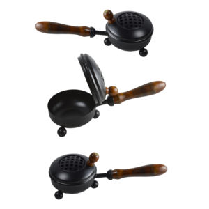 Quemador de incienso de color con acabado en polvo, conjunto de dos soportes de incienso y soporte de incienso de diseño de Metal sólido - Product Image 3