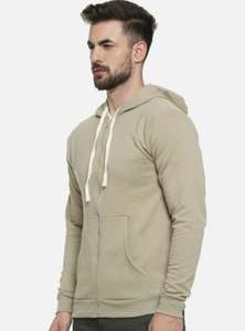 New Fashionable 100%cotton acid wash basics zipper <b>hoodies</b> for men Custom 3D puff printed logo winter casual wear man hoodie - Product Image 4
