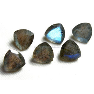 หินลาบราดอไรต์ธรรมชาติ100% อัญมณีทรงหลวมรูปทรงกลมล้านล้านเหลี่ยม6X4MM ปรับเทียบรูปร่างทั้งหมดแบบ DIY การทำเครื่องประดับหิน OEM - Product Image 4