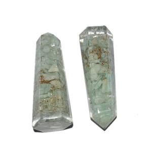 งานฝีมือหินกึ่งมีค่าบําบัดหินจิตธรรมชาติผสมจักระออร์โกไนต์ศิลาอobeliskจุดขาย - Product Image 6