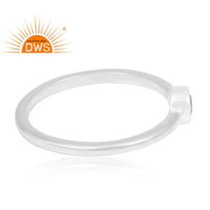 Bague en argent sterling 92.5 Labradorite Gemstone faite à la main Fabricant de bijoux Collection classique - Product Image 3