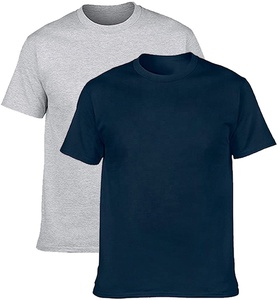 Camiseta de Hombre de Alta Calidad 100% Algodón, Fresca para Verano, 180gsm, Venta al por Mayor de Fábrica, Impresión de Logotipo Personalizado, Jersey Casual de Manga Corta - Product Image 1