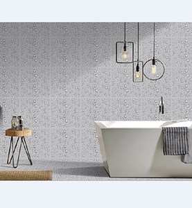 Sang trọng màu đen 600x600mm 9mm Độ dày 3d-27 bề mặt bóng 9mm gạch sứ mới 3D kỹ thuật số tráng men đánh bóng gạch đường cong mô hình - Product Image 6