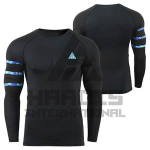Quick Dry Rash Guard Gym Vêtements Hommes Homme À Manches Longues Rush Guard pour Hommes Sportswear Rash Guard - Product Image 3