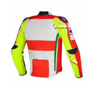 Marques personnalisées Veste de course de moto en cuir respirant pour hommes femmes Toile été-Parka enduit-Moto de printemps - Product Image 2