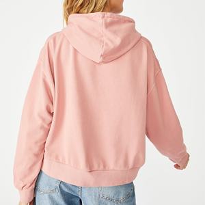 Domestiques, sweat à capuche à manches longues pour femmes, de haute qualité, haut court et personnalisé - Product Image 2
