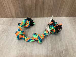 Juguetes coloridos de algodón para masticar para mascotas hechos a mano en Vietnam - Product Image 3