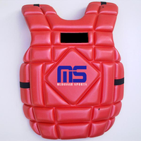 Protection corporelle sportive personnalisable pour le karaté, le jiu-jitsu et la boxe, en matériau PU, avec protection du ventre et du torse