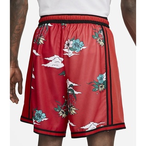 Pantalones cortos de baloncesto para hombre con logotipo personalizado directo de fábrica al por mayor, nuevo estilo, conjunto de ropa deportiva de malla transpirable con impresiones sublimadas - Product Image 2